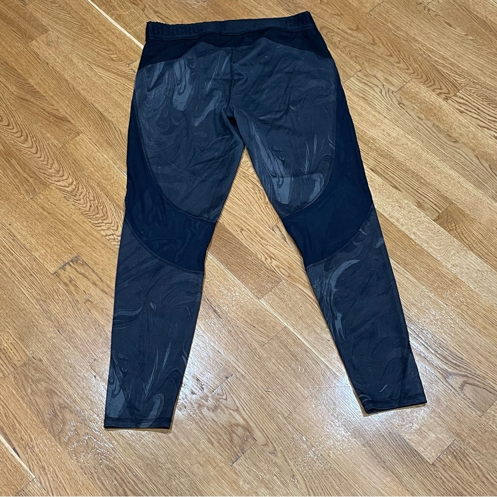 Abercrombie workout pants with sheer inserts